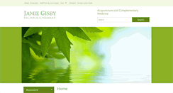 Desktop Screenshot of jamiegisby.co.uk