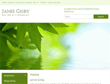 Tablet Screenshot of jamiegisby.co.uk